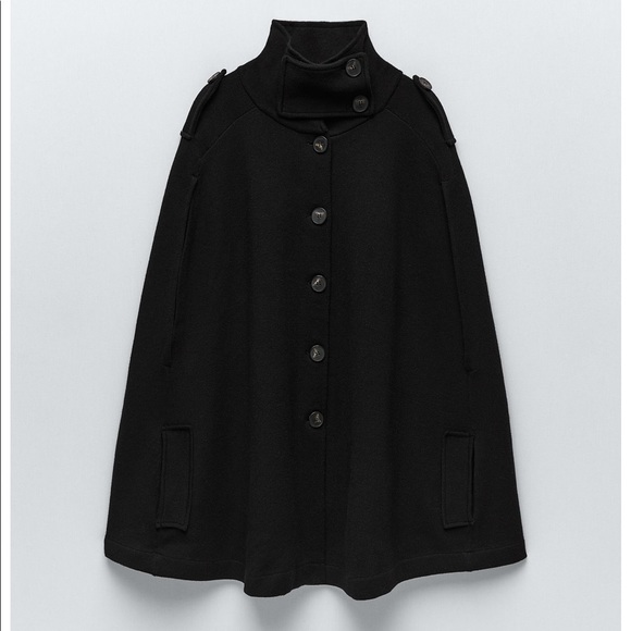 NWT Zara knit poncho. Brand new, tags on, never worn. Small - Picture 5 of 8